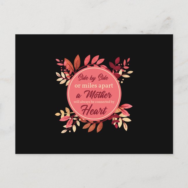 Thanksgiving Mother Daughter Mom Fall Outfit Women Postcard (Front)