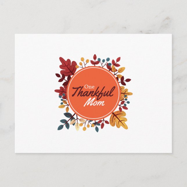 Thanksgiving Mother Daughter Mom Fall Outfit Women Postcard (Front)