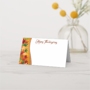 Thanksgiving Name Place Card