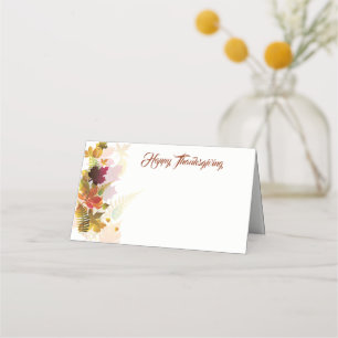 Thanksgiving Name Place Card