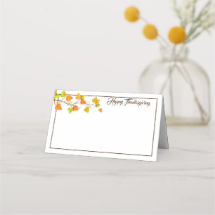 Thanksgiving Name Place Card