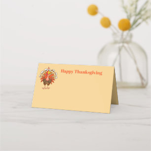Thanksgiving Name Place Card