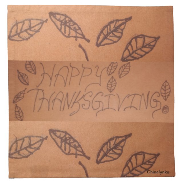 Thanksgiving Napkins (Front)