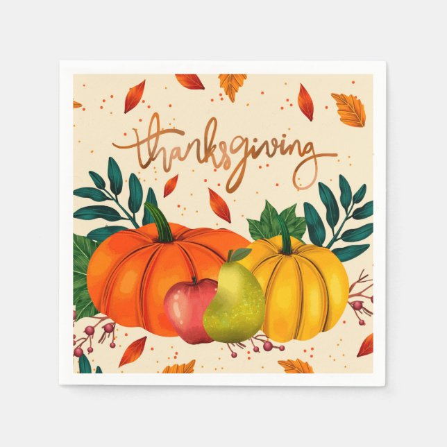 Thanksgiving Napkins (Front)
