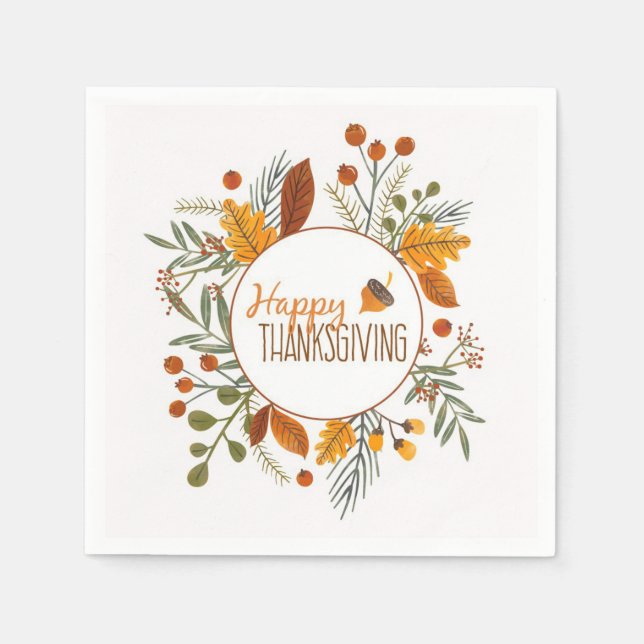 Thanksgiving Napkins (Front)