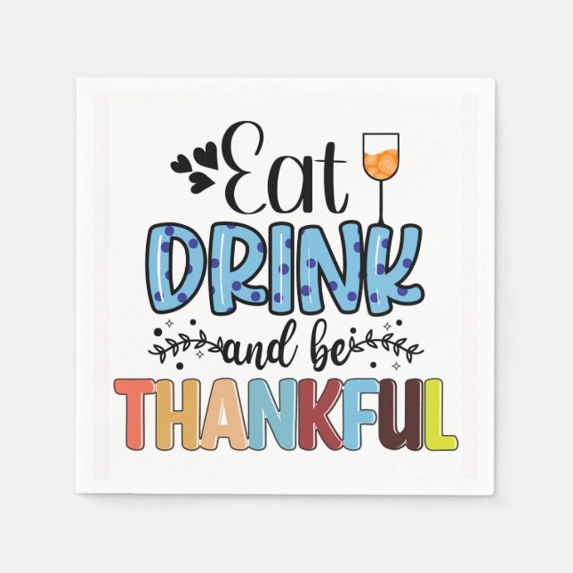 Thanksgiving Napkins (Front)