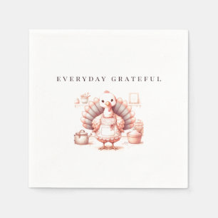 Thanksgiving Napkins, Fall Turkey Decor Napkins