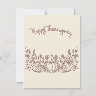 Thanksgiving Note Card