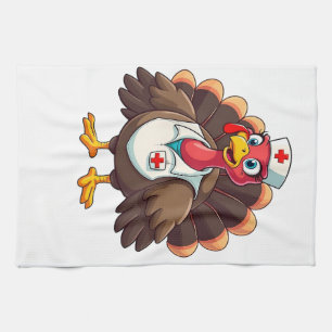 Thanksgiving Nursing Turkey Hospital Medicine Kitchen Towel