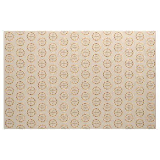 Thanksgiving Oak Leaves Patterned Fabric