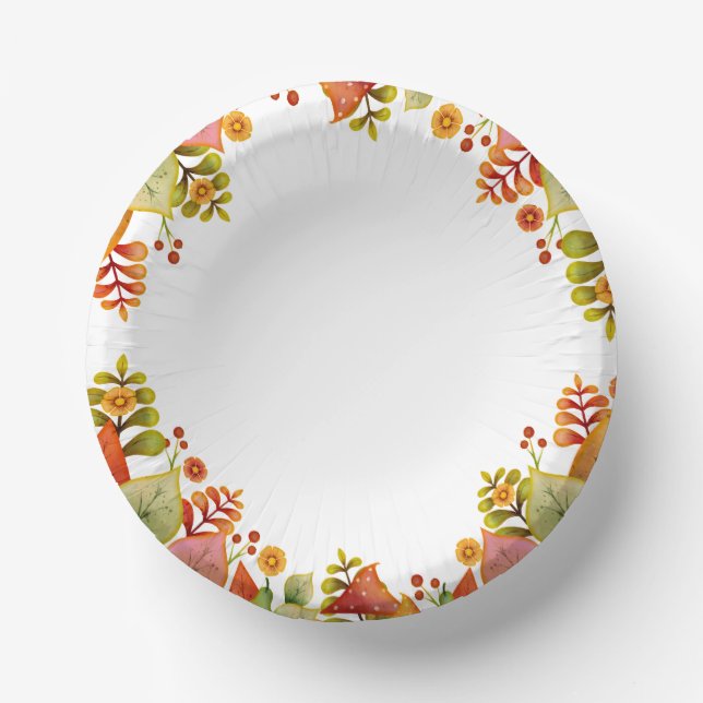 Thanksgiving  paper bowls (Front)