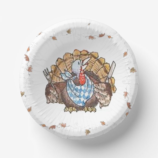 Thanksgiving Paper Bowls (Front)