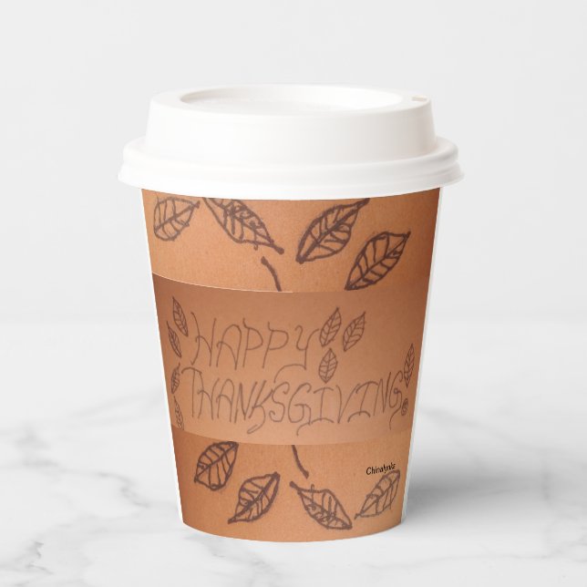 Thanksgiving Paper Cup (Front)