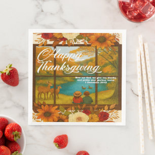 Thanksgiving Paper Napkin