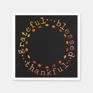Thanksgiving paper napkins