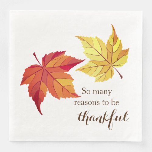 Thanksgiving Paper Napkins