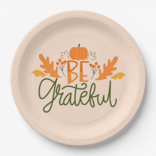 Thanksgiving Paper Plate