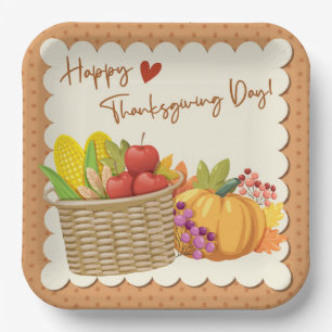 Thanksgiving Paper Plate