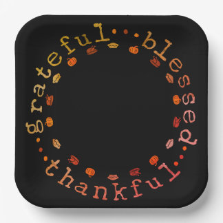 Thanksgiving paper plates