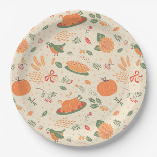 Thanksgiving Paper Plates