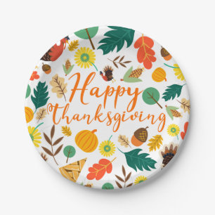 Thanksgiving Paper Plates