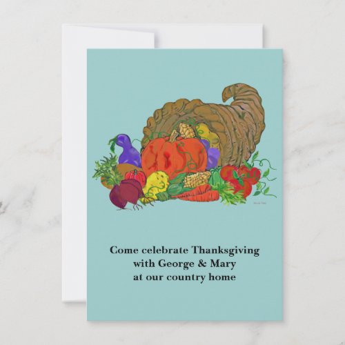 thanksgiving party invitation