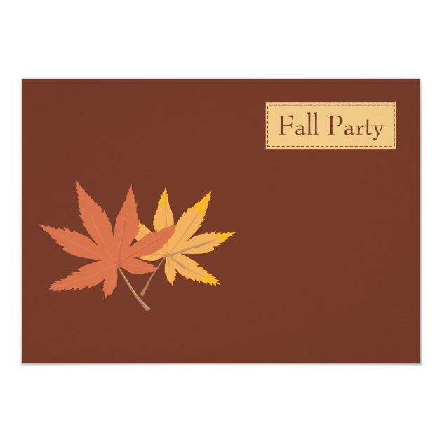 Thanksgiving Party Invitation