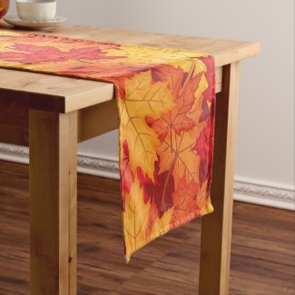 Thanksgiving party sets short table runner