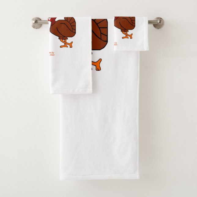 Thanksgiving Passion Bathroom Towel Set (Insitu)