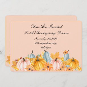 THANKSGIVING PERFECT FALL INVITATION