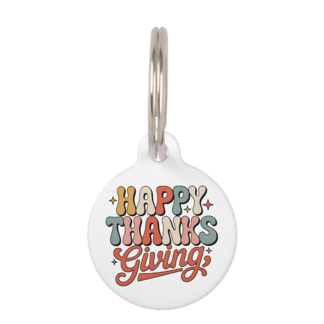 THANKSGIVING PET ID TAG (Front)