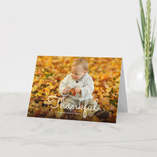 Thanksgiving Photo Custom Card