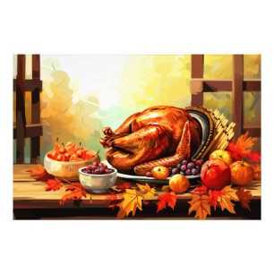 Thanksgiving photo print