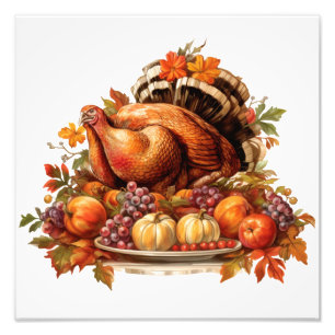 Thanksgiving photo print