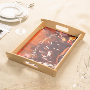 Thanksgiving Photo Serving Tray
