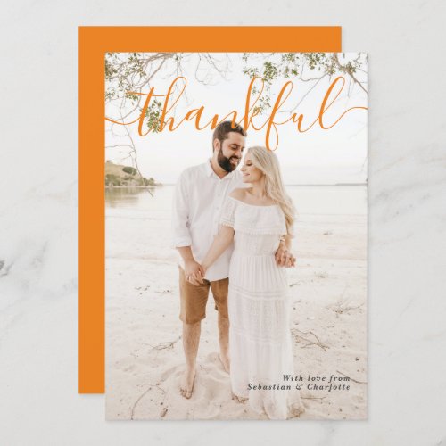 Thanksgiving Photo Typography Template