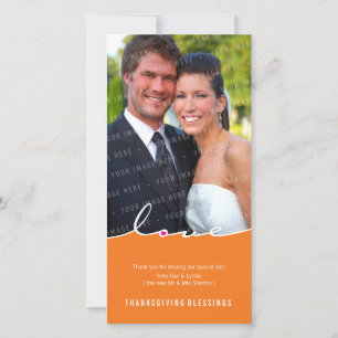 THANKSGIVING PHOTOCARD :: love divide 1 Holiday Card