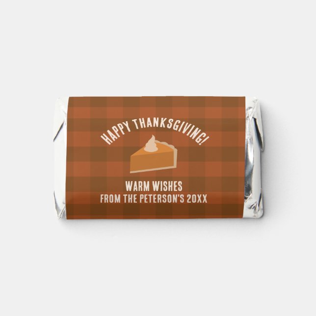 Thanksgiving Pie Dinner Party Hershey's Miniatures (Front)