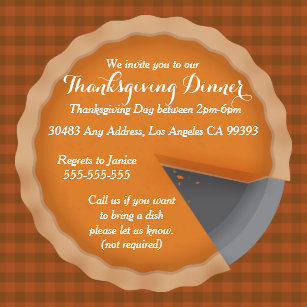 dinner thanksgiving invitations invite your guests today zazzle