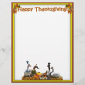 Thanksgiving Pilgrim and Indian Ducks (Front)