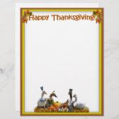 Thanksgiving Pilgrim and Indian Ducks (Front/Back)