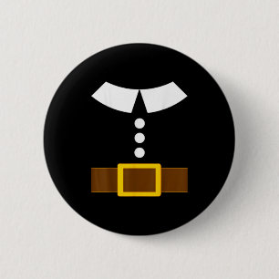 Thanksgiving Pilgrim Costume Shirt Adults Kids Tur Button