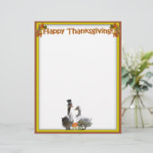 Thanksgiving Pilgrim Duck Couple (Standing Front)