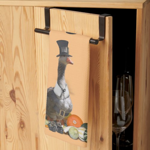 Thanksgiving Pilgrim Goose Kitchen Towel