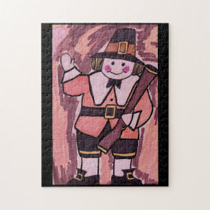THANKSGIVING PILGRIM MAN jigsaw puzzle