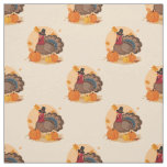 thanksgiving pilgrim turkey fabric