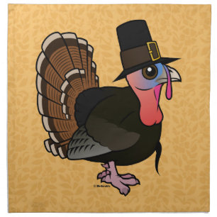Thanksgiving Pilgrim Turkey Napkin