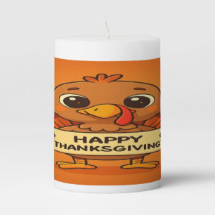 Thanksgiving Pillar Candle