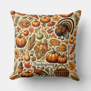Thanksgiving pillow cushion