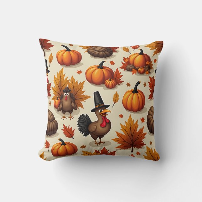 Thanksgiving pillow cushion (Front)